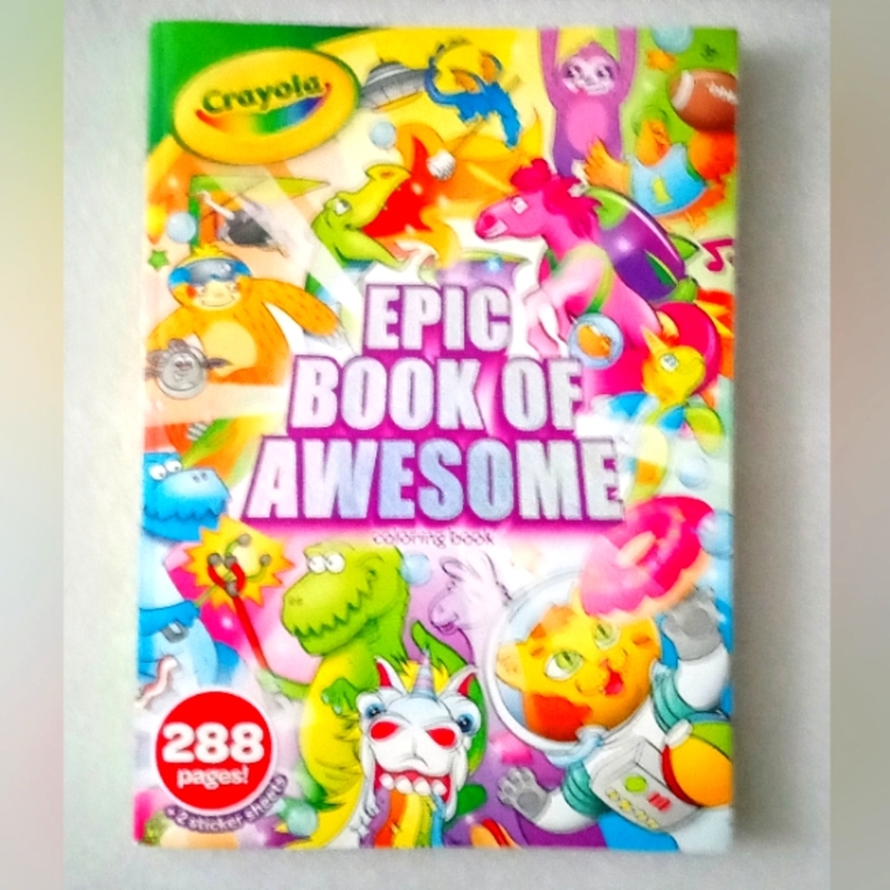 Crayola Epic Book of Awesome Coloring Book